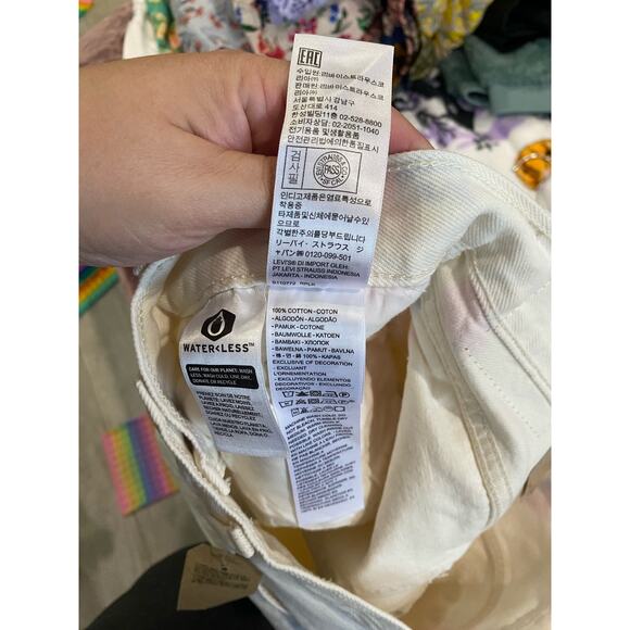 Levi's 501 Original High Rise Straight Leg Jeans Size 29x30 NWT - Picture 9 of 9